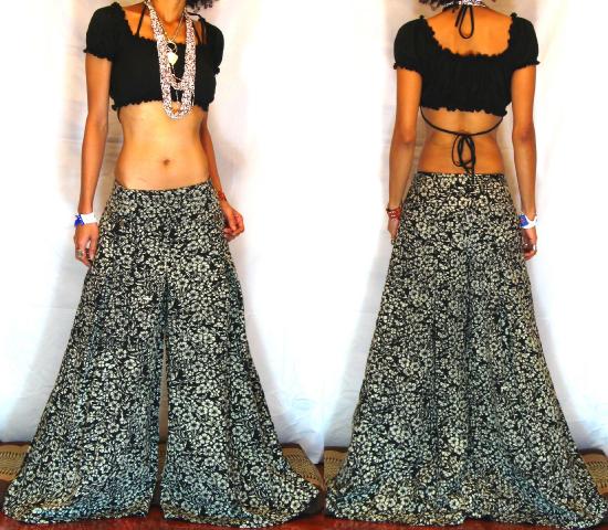 flared hippie trousers