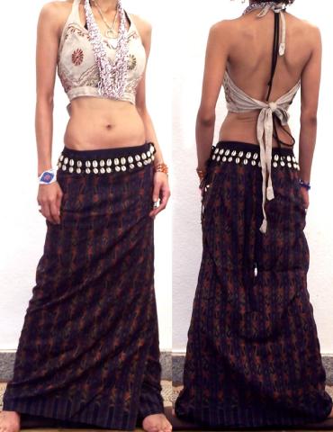 hippy wrap skirt