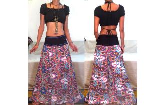 ETH BOHO CULOTTE HIPSTER HIPPIE PANTS TROUSERS P64 Image