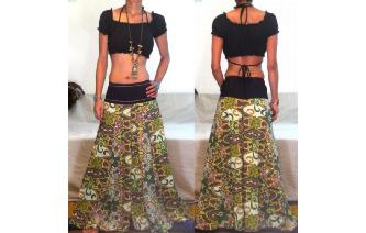 ETH BOHO CULOTTE HIPSTER HIPPIE PANTS TROUSERS P65 Image