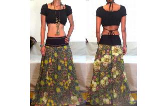 ETH BOHO CULOTTE HIPSTER HIPPIE PANTS TROUSERS P66 Image