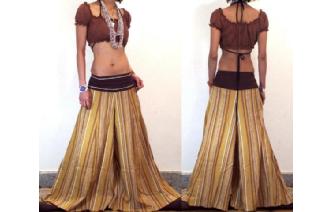 NEW BOHO CULOTTE HIPSTER HIPPIE PANTS TROUSERS P23 Image