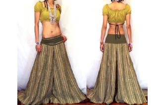 NEW BOHO CULOTTE HIPSTER HIPPIE PANTS TROUSERS P24 Image