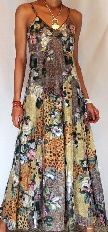 * FREE WORLDWIDE SHIPPING * No Minimum Order - Vtg LONG LEOPARD FLOWERS ...