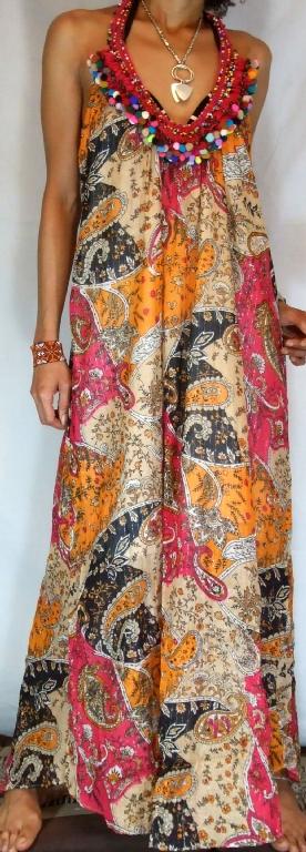 * FREE WORLDWIDE SHIPPING * No Minimum Order - Vtg ETHNIC PAISLEY ...