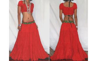 URBAN BOHO TIERED GYPSY HIPPIE SKIRT DRESS S32 Image