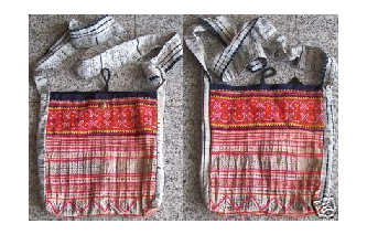 VTG HEMP EMBROIDERED SHOULDER BAG B5 Image