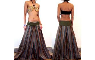 GYPSY 70 CULOTTE HIPSTER HIPPIE PANTS TROUSERS P17 Image
