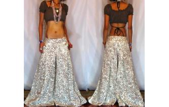 NEW BOHO CULOTTE HIPSTER HIPPIE PANTS TROUSERS P28 Image