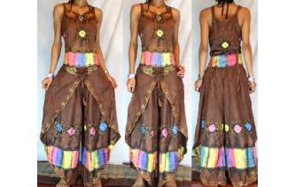 GYPSY BOHO HAREM BELLY DANC PANTS TROUSERS TOP H29 Image