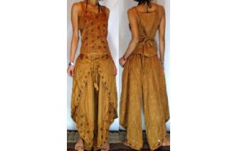 GYPSY BOHO HAREM BELLY DANC PANTS TROUSERS TOP H19 Image