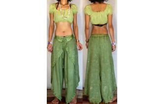 GYPSY BOHO HAREM BELLY DANC PANTS TROUSERS H21 Image