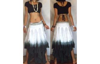 GYPSY HIPPY BOHO PIXIES 500" FULL HIPPIE SKIRT F25 Image