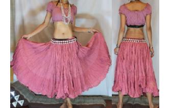 GYPSY HIPPIE BOHO VERY 400" CIRCLE HIPPY SKIRT F1 Image