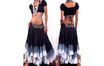GYPSY HIPPY BOHO PIXIE 500" CIRCLE HIPPIE SKIRT F8 Image
