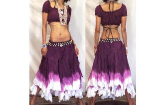 GYPSY HIPPY BOHO PIXIES 500" FULL HIPPIE SKIRT F11 Image