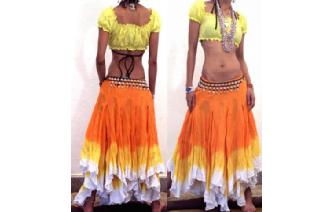 GYPSY HIPPY BOHO PIXIES 500" FULL HIPPIE SKIRT F14 Image