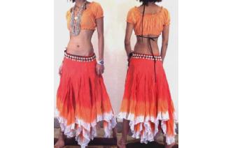 GYPSY HIPPY BOHO PIXIES 500" FULL HIPPIE SKIRT F18 Image