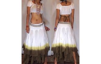 GYPSY HIPPY BOHO PIXIES 500" FULL HIPPIE SKIRT F20 Image