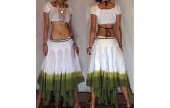 GYPSY HIPPY BOHO PIXIES 500" FULL HIPPIE SKIRT F21 Image